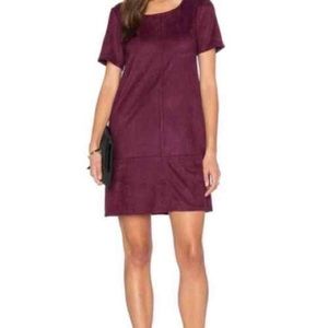 Bishop + Young Vegan Suede Shift Dress